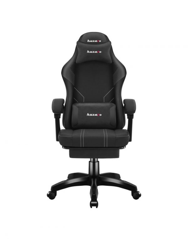 Ігрове Крісло Huzaro Force 3.7 Carbon Чорне — Ергономіка і Стриманий Дизайн для Геймера - Зображення 2