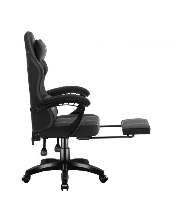 Ігрове Крісло Huzaro Force 3.7 Carbon Чорне — Ергономіка і Стриманий Дизайн для Геймера - Зображення 4