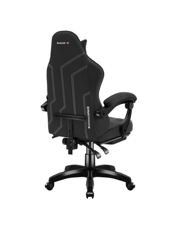 Ігрове Крісло Huzaro Force 3.7 Carbon Чорне — Ергономіка і Стриманий Дизайн для Геймера - Зображення 5