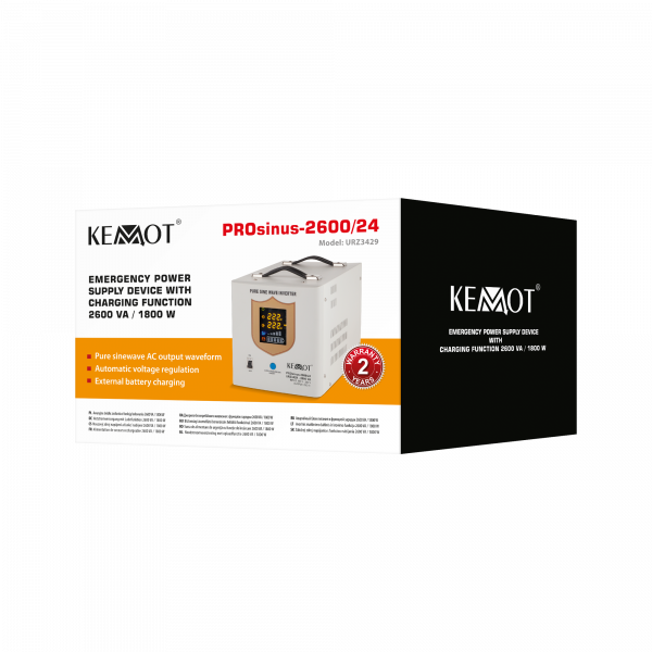 Блок аварійного живлення KEMOT PROsinus-2600 URZ3429 - Зображення 4