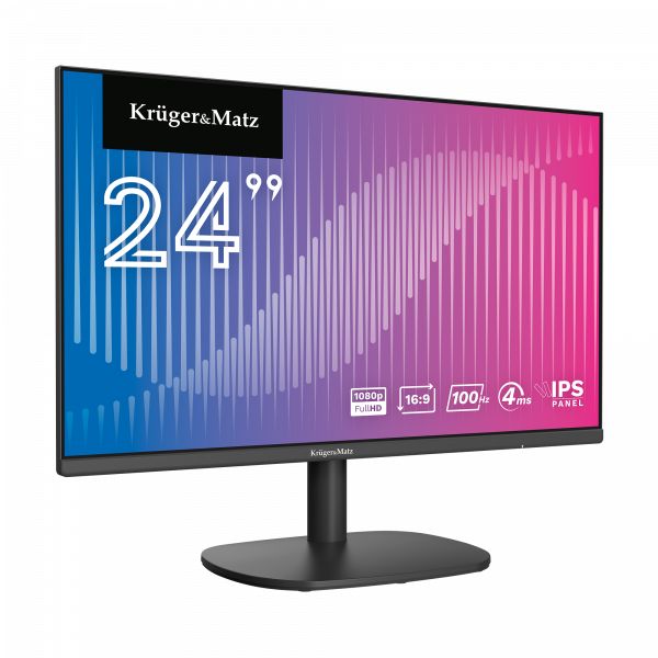 Монітор Kruger&Matz 24" Full HD IPS із динаміками - Зображення 3