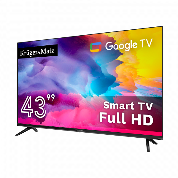 Smart TV 43" Kruger&Matz Google TV — Ідеальне Поєднання Розміру та Можливостей - Зображення 2