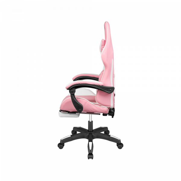 Ігрове Геймерське Крісло Kruger&Matz GX-150 біло-рожевий KM0790-P - Зображення 5