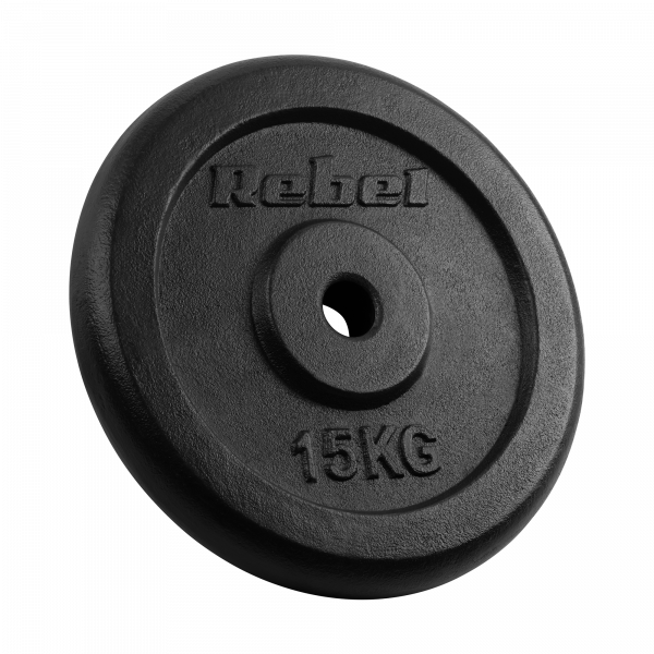 Набір Гир 2×15 кг Rebel Active RBA-2130 — Міцна Конструкція для Домашнього Фітнесу - Зображення 2