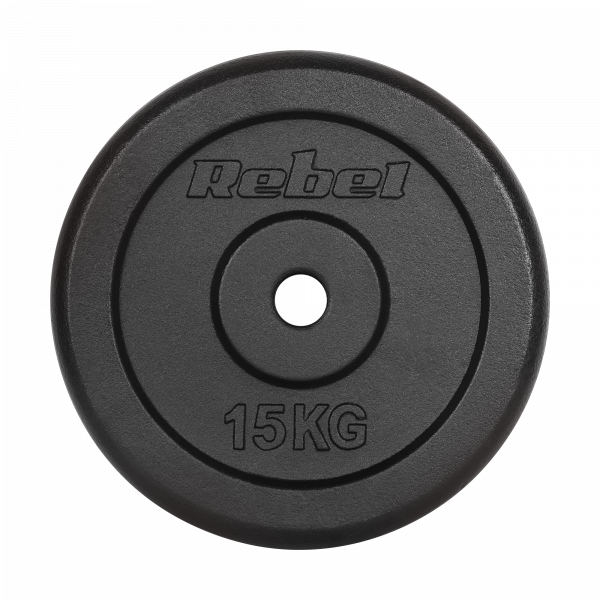 Набір Гир 2×15 кг Rebel Active RBA-2130 — Міцна Конструкція для Домашнього Фітнесу - Зображення 3