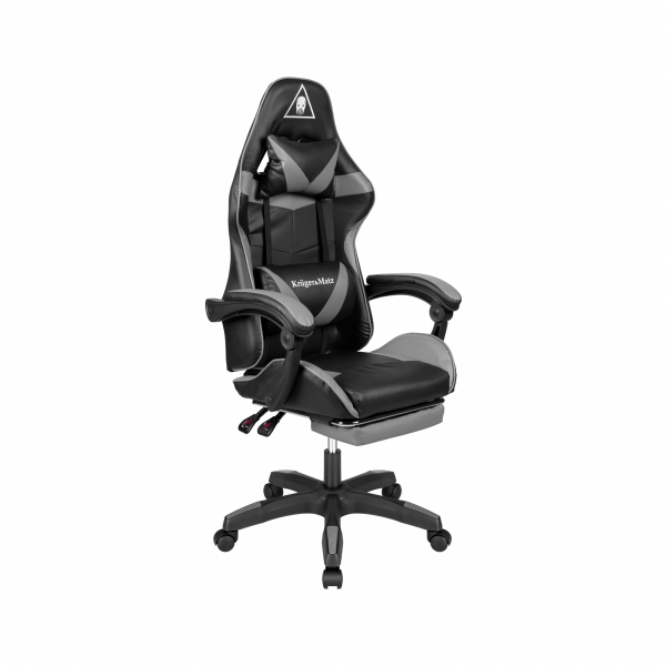 Ігрове Геймерське Крісло Kruger&Matz GX-150 чорно-сірий KM0790-G - Зображення 2