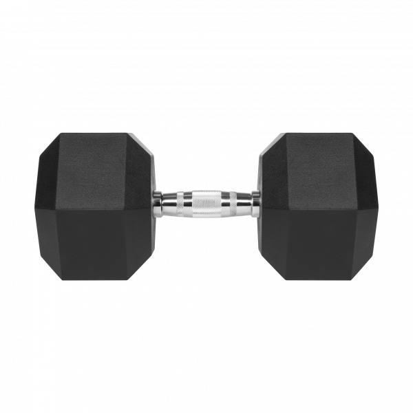 Гантель HEX 32,5 кг Rebel Active RBA-2325-32.5 — Стійке Покриття і Зручний Грип для Домашніх Вправ - Зображення 2