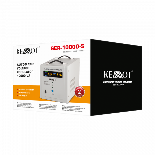 Стабілізатор Напруги KEMOT SER-10000-S — Максимальна Потужність для Вашого Дому або Бізнесу - Зображення 5