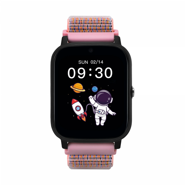 Дитячий Розумний Годинник Garett Kids Tech 4G — Рожева Липучка з 4G, Камерою та Контролем для Батьків - Зображення 2