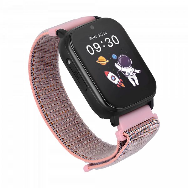 Дитячий Розумний Годинник Garett Kids Tech 4G — Рожева Липучка з 4G, Камерою та Контролем для Батьків - Зображення 3