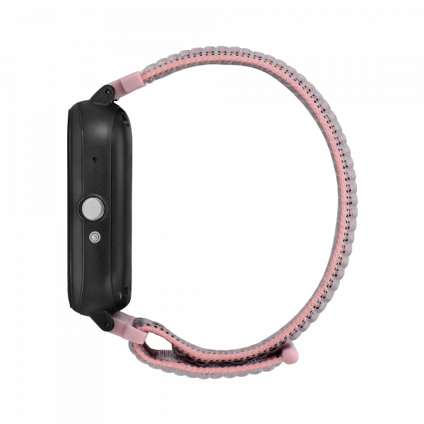 Дитячий Розумний Годинник Garett Kids Tech 4G — Рожева Липучка з 4G, Камерою та Контролем для Батьків - Зображення 4