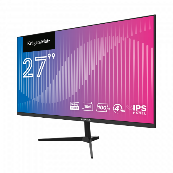 Монітор Kruger&Matz 27" Full HD IPS 100Hz із динаміками - Зображення 2