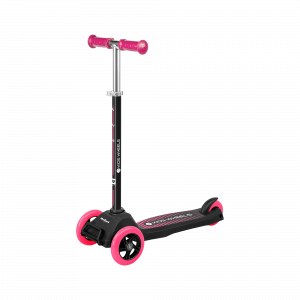Триколісний Самокат Rebel Kids Wheels ZAB0121P — Рожево-Чорний Стиль і Безпека для Дітей