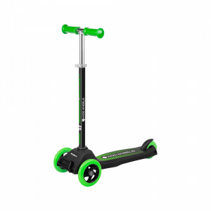 Триколісний Самокат Rebel Kids Wheels ZAB0121G — Зелено-Чорний Яскравий Транспорт для Прогулянок
