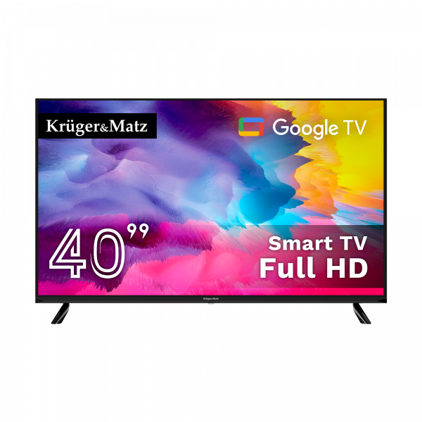 Smart TV 40" Kruger&Matz Google TV — Доступ до Стрімінгу на Вашій Умові
