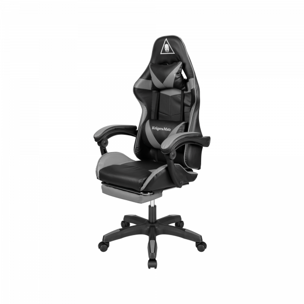 Ігрове Геймерське Крісло Kruger&Matz GX-150 чорно-сірий KM0790-G - Зображення 3