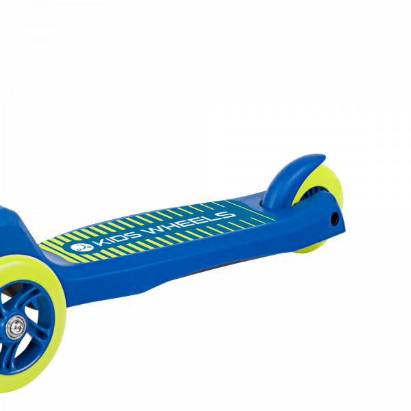 Триколісний Самокат Rebel Kids Wheels ZAB0121Y — Синьо-Жовтий Веселий Транспорт для Малюків - Зображення 4
