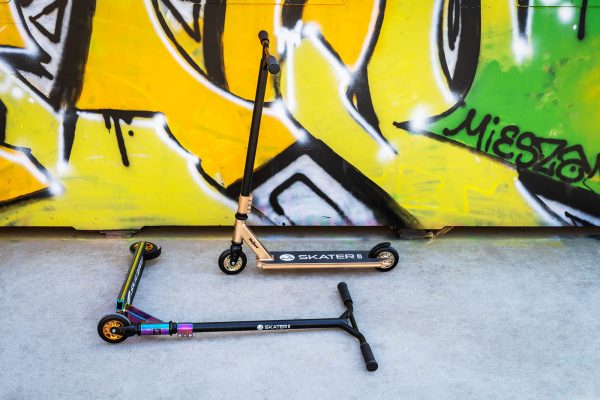 Золотий трюковий самокат Skater PRO ZAB0120G - Зображення 6