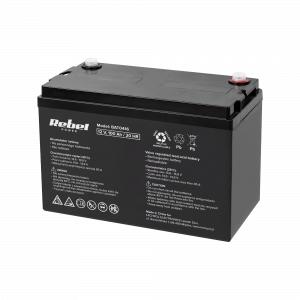 Гелевий Акумулятор Rebel 12V / 100A BAT0416 — Безпечне Живлення для UPS та Альтернативної Енергетики