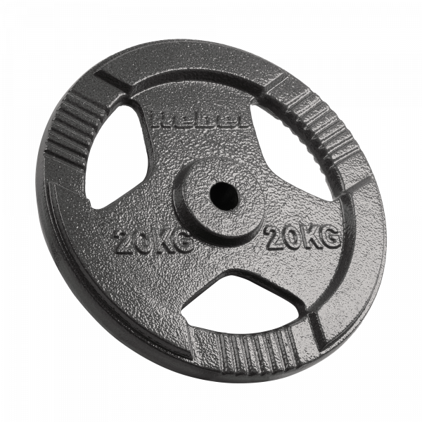 Чавунний вантаж 20 кг з ручкою Rebel Active RBA-2137