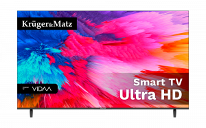 Телевізор 65" Kruger&Matz UHD Smart DVB-T2/S2 — Максимум Картинки з Hevc H.265