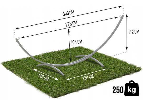 Каркас для Гамака Go Garden OASIS GRAY — Сіра Точка Релаксу з Високою Міцністю до 250 кг - Зображення 9