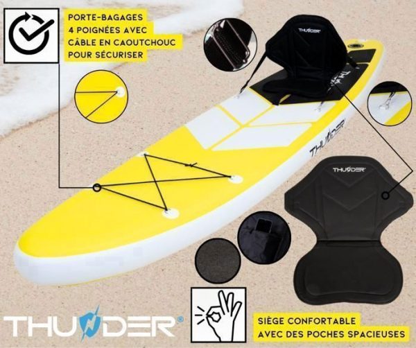 SUP дошка Thunder SUPBOARD-NIE 320см (5904161752363)легка, міцна, готова до пригод - Зображення 5