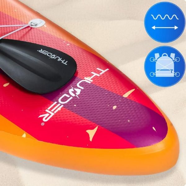SUP дошка Thunder RETRO 320 CM стійка міцна надувна з насосом - Зображення 5