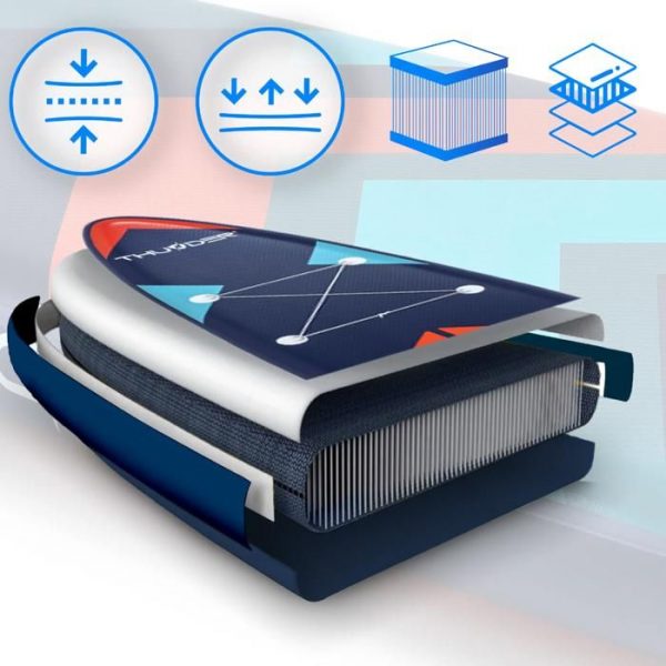 SUP Дошка Thunder STRIPES 320 см — Міцна Надувна Модель для Зручного Плавання - Зображення 3