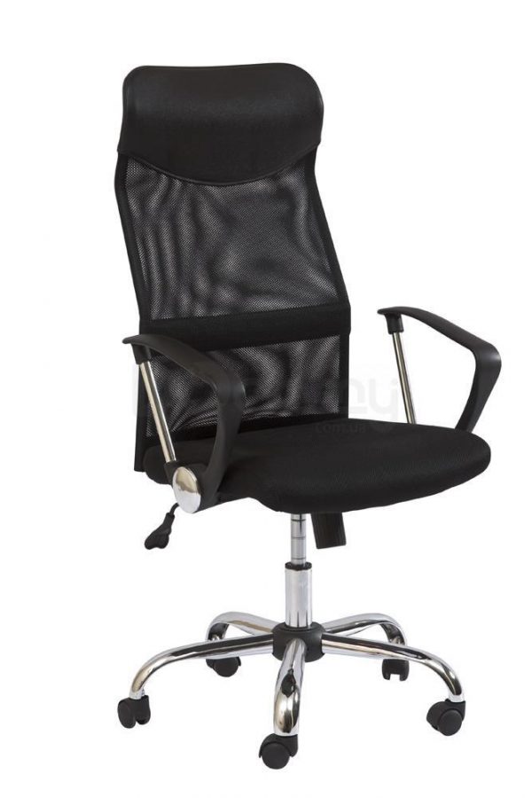 Крісло офісне Namaxa Vito K1 K01-SX1-CZA 55x55x120 см чорне зручність та стиль для продуктивної роботи