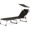 Металевий Шезлонг Outtec О-42045 Чорний — Эргономіка та Затишок для Природного Відпочинку