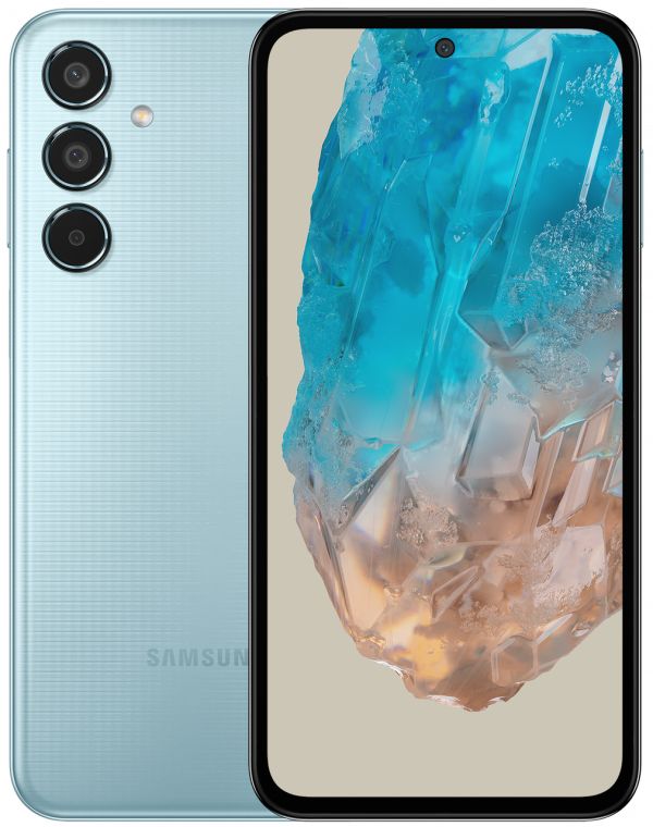 Смартфон Samsung Galaxy M35 6 ГБ/128 ГБ 5G синій кольору SM-M356BLBBEUE