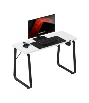 Ігровий Стіл Huzaro Hero 1.5 120×58×73,5 см Білий — Стриманий Дизайн для Вдома та Офісу