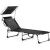 Металевий Шезлонг Outtec О-42330 Чорний — Надійність і Комфорт у Строгому Дизайні