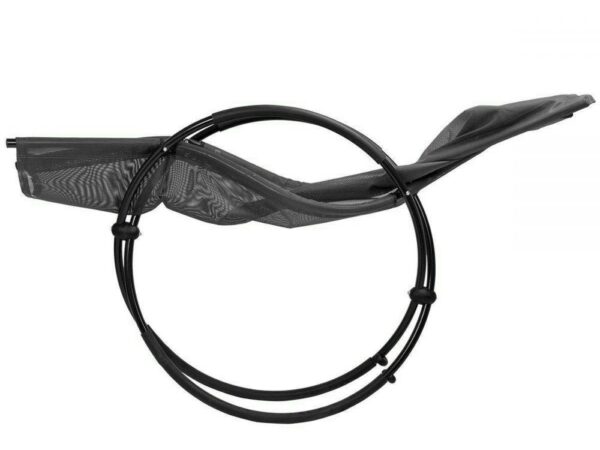 Шезлонг чорний алюмінієвий Nuforma 04K KJL01AOC - Зображення 3