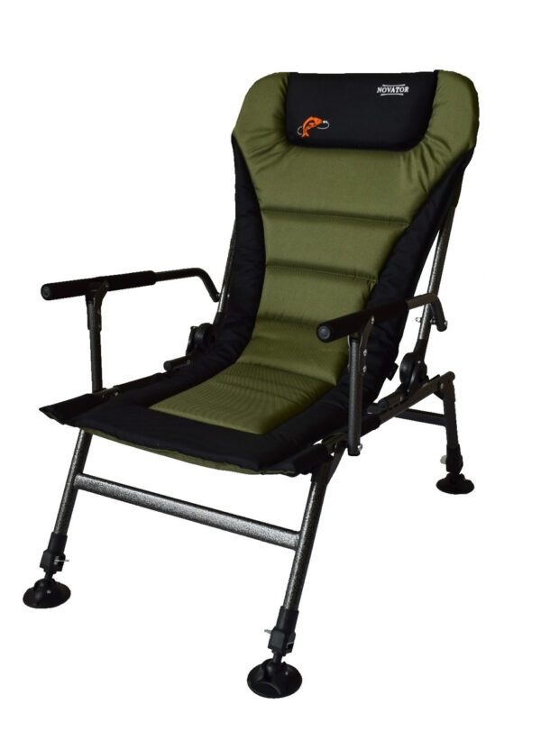 Розкладне Крісло Рибальське Novator SR-2 Comfort + Підставка POD-1 Comfort — Карповий Набір для Максимальної Зручності - Зображення 2
