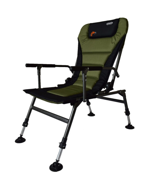 Розкладне Крісло Рибальське Novator SR-2 Comfort + Підставка POD-1 Comfort — Карповий Набір для Максимальної Зручності - Зображення 5