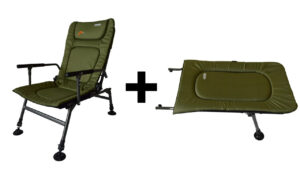 Комплект Novator SR-2 + POD-1 — Карпове Крісло з Підставкою для Зручного Лову