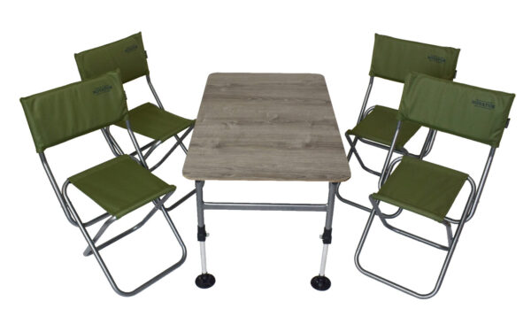 Комплект Меблів Складний Novator SET-2 100×60 см — Зручний Набір для Риболовлі Кемпінгу та Туризму - Зображення 4