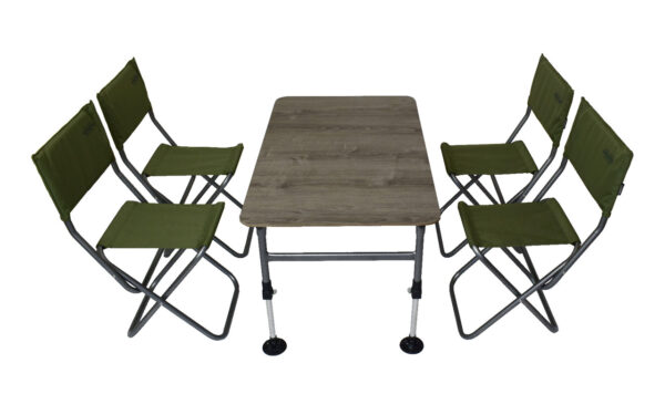 Комплект Меблів Складний Novator SET-2 100×60 см — Зручний Набір для Риболовлі Кемпінгу та Туризму - Зображення 2