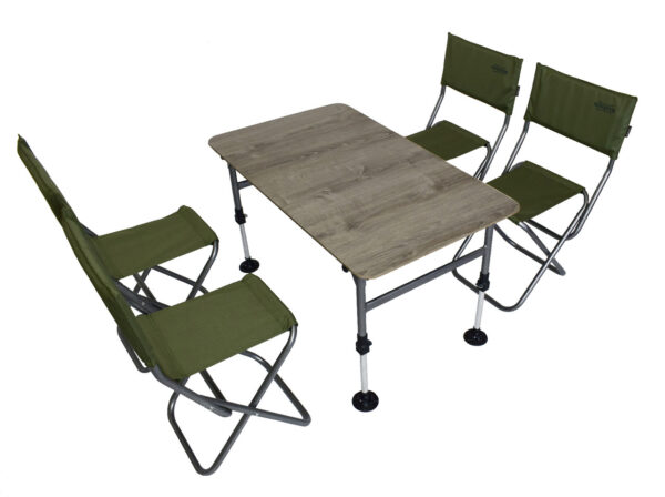 Комплект Меблів Складний Novator SET-2 100×60 см — Зручний Набір для Риболовлі Кемпінгу та Туризму