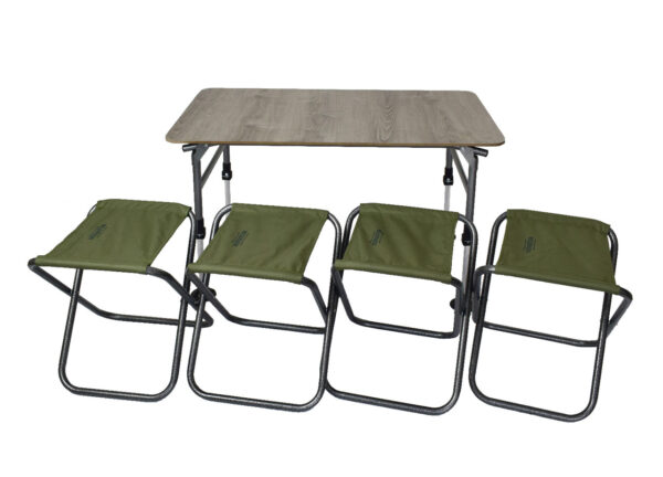 Комплект Меблів Складний Novator SET-4 100×60 см — Ідеальний Набір для Риболовлі Кемпінгу та Туризму