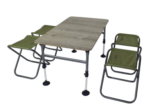 Комплект Меблів Складний Novator SET-4 100×60 см — Ідеальний Набір для Риболовлі Кемпінгу та Туризму - Зображення 3