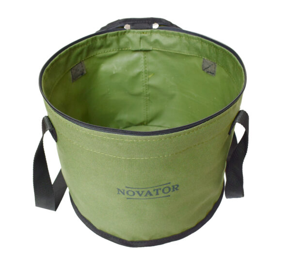 Відро на рибалку для прикормки з кришкою Novator VD-2 30x23см - Зображення 5