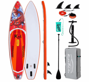 SUP-дошка FunWater KOI GALAXIA 350 см — З Рюкзаком та Трьома Ластами для Комплексу Активностей
