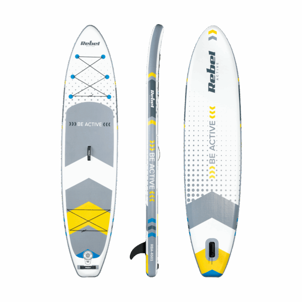Надувна SUP-дошка Rebel RBA-4500-WH 350 см — Міцна Модель для Стабільного Плавання - Зображення 3