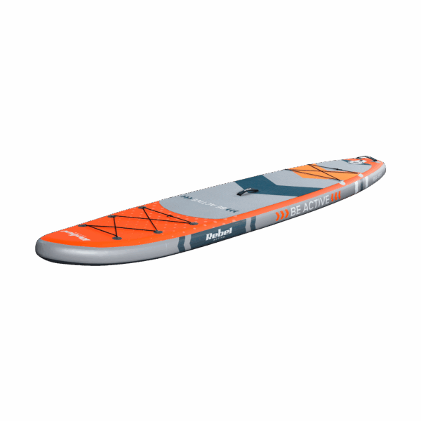 Надувна SUP-Дошка Rebel RBA-4500-OR 350 см — Комплект з Веслом і Дроп-Стінгом для Спокійного Плавання - Зображення 3