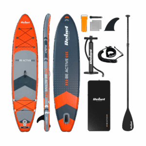Надувна SUP-Дошка Rebel RBA-4500-OR 350 см — Комплект з Веслом і Дроп-Стінгом для Спокійного Плавання