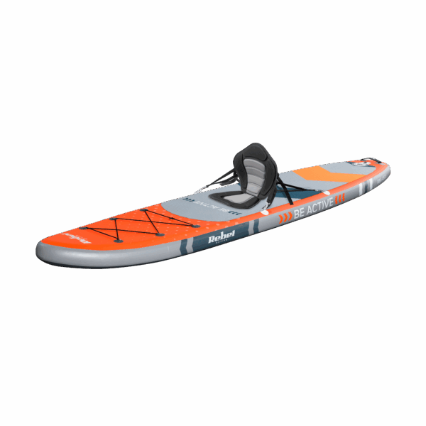 Надувна SUP-Дошка Rebel RBA-4501-OR 350 см — Зі Сидінням для Комфортного Плавання - Зображення 3