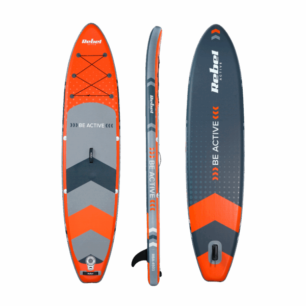 Надувна SUP-Дошка Rebel RBA-4501-OR 350 см — Зі Сидінням для Комфортного Плавання - Зображення 2